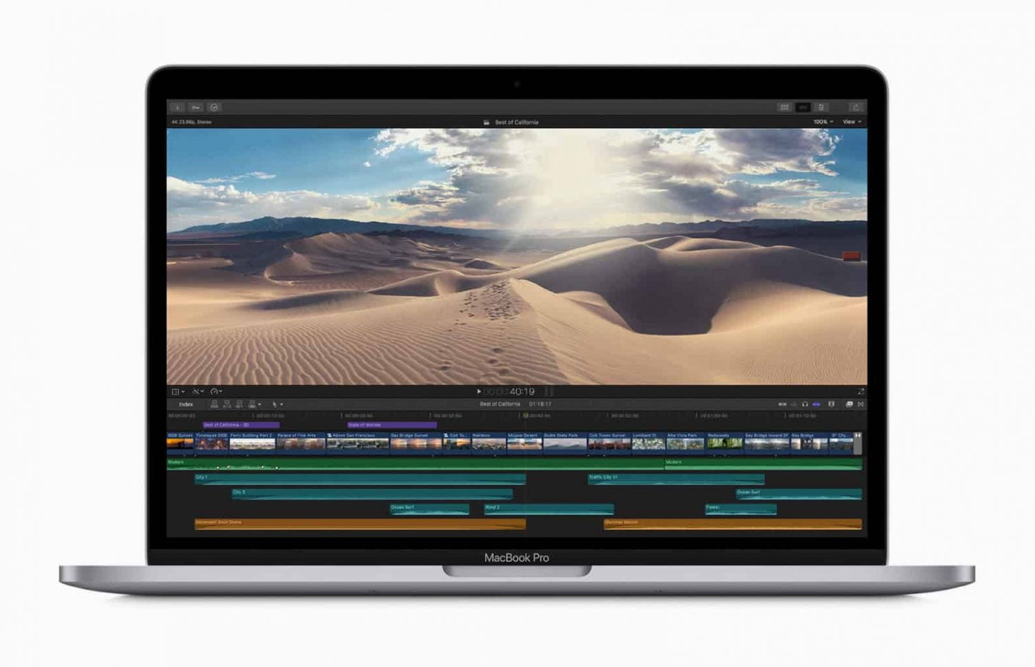 Video editing, MacBook 