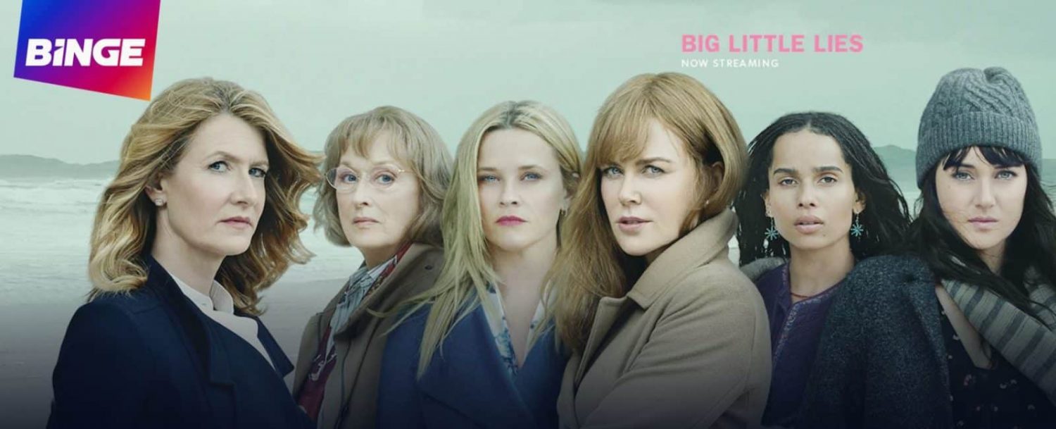 Big Little Lies is now streaming on Binge.