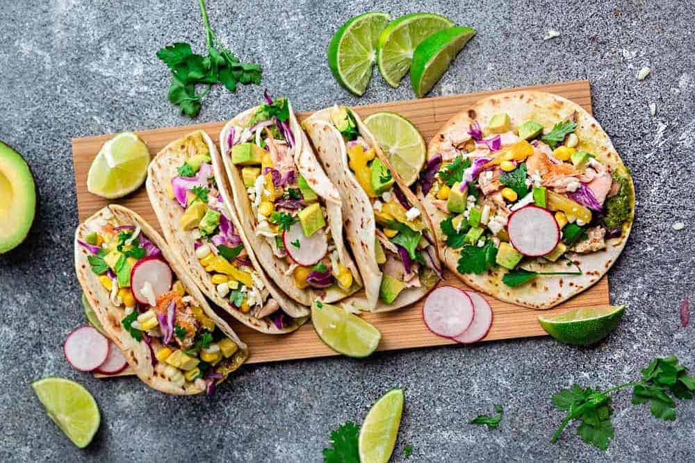 Salmon Tacos 