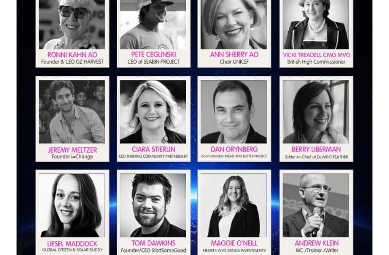 Speakers at Social Good Summit Australia