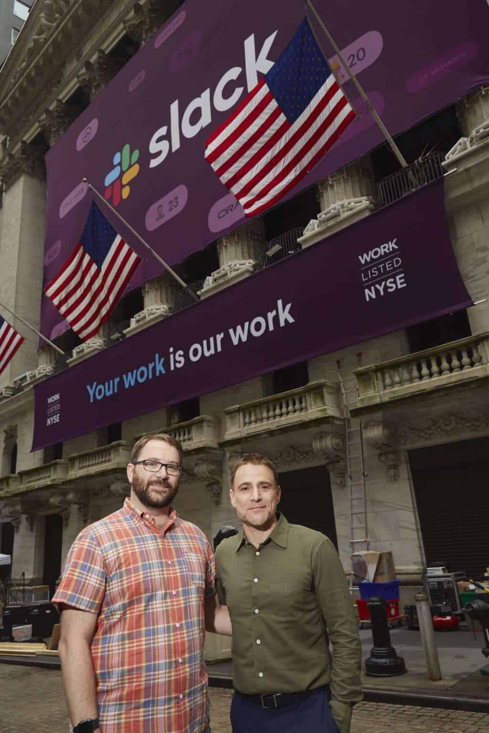 Slack Slack co-founders Stewart Butterfield, Cal Henderson