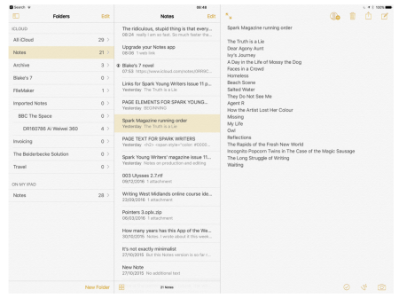 apple notes app