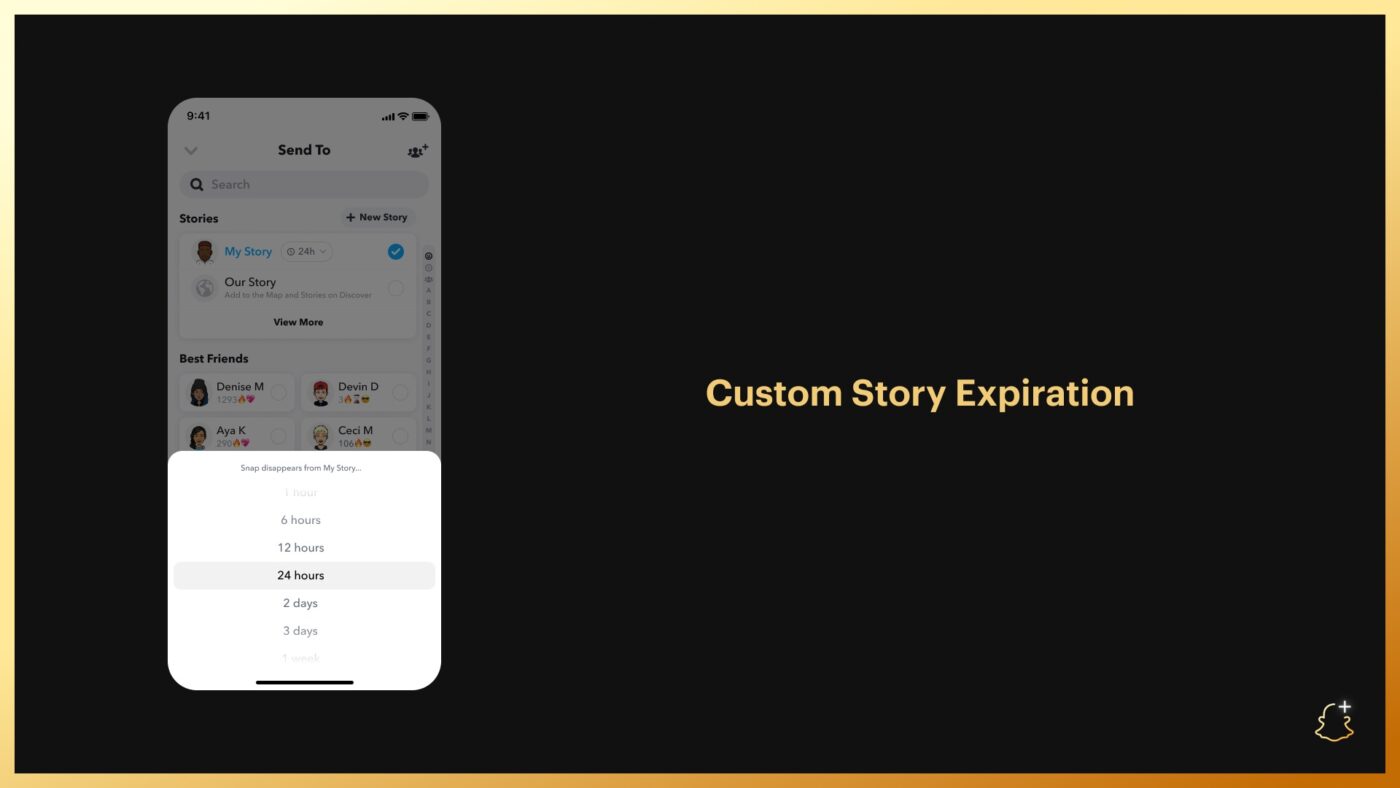 custom story expiration