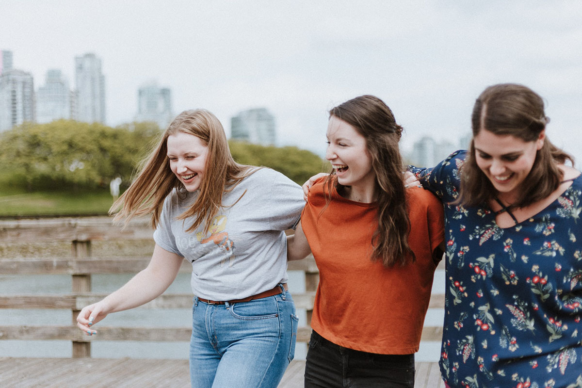 three female friends