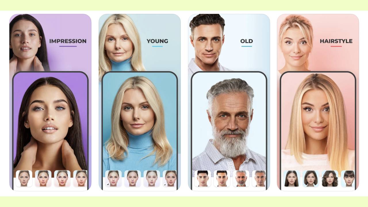 Full Makeovers with FaceApp: Face Editor