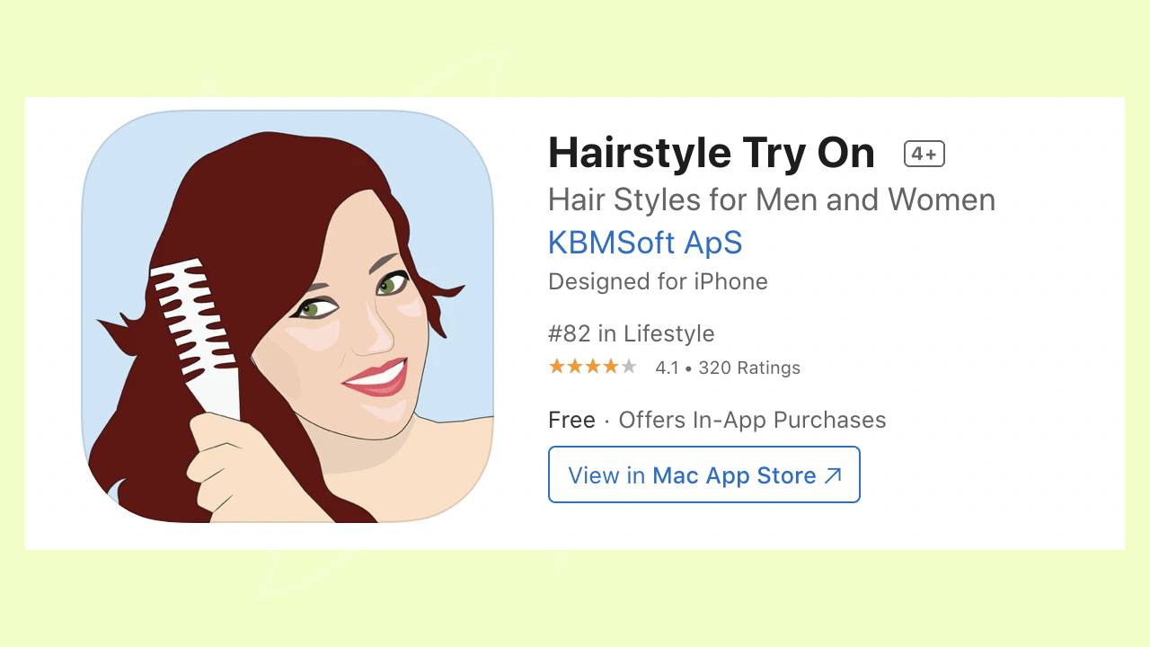 Virtual Hair Makeover Experience App