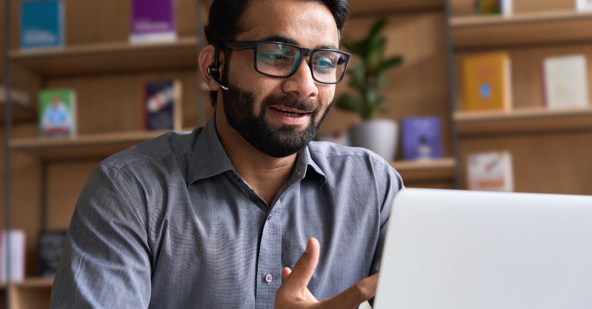 Professional Man Working with Laptop