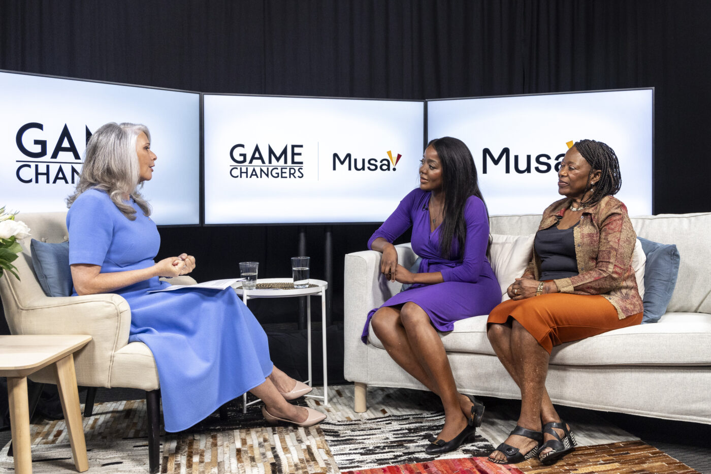 Tando and Margaret Matanda from Musa Ventures speak to Tracey Spicer on Game Changers